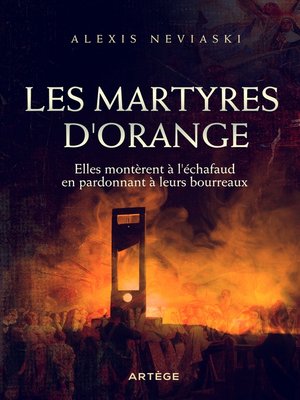cover image of Les martyres d'Orange